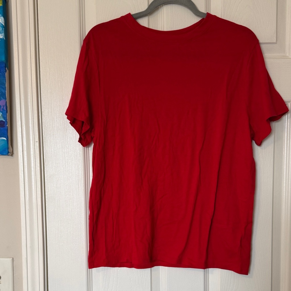 a new day Red Short Sleeve Tee
